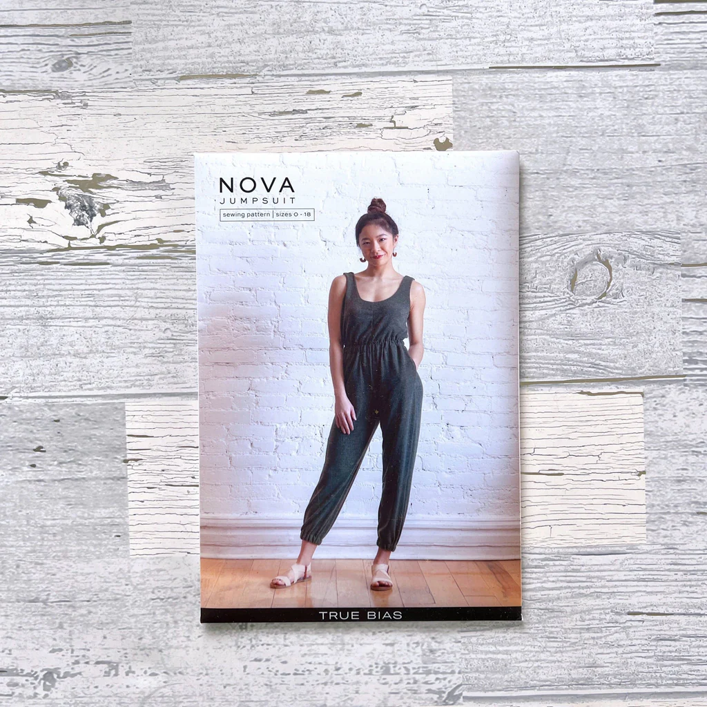 Nova Jumpsuit Sewing Pattern by True Bias