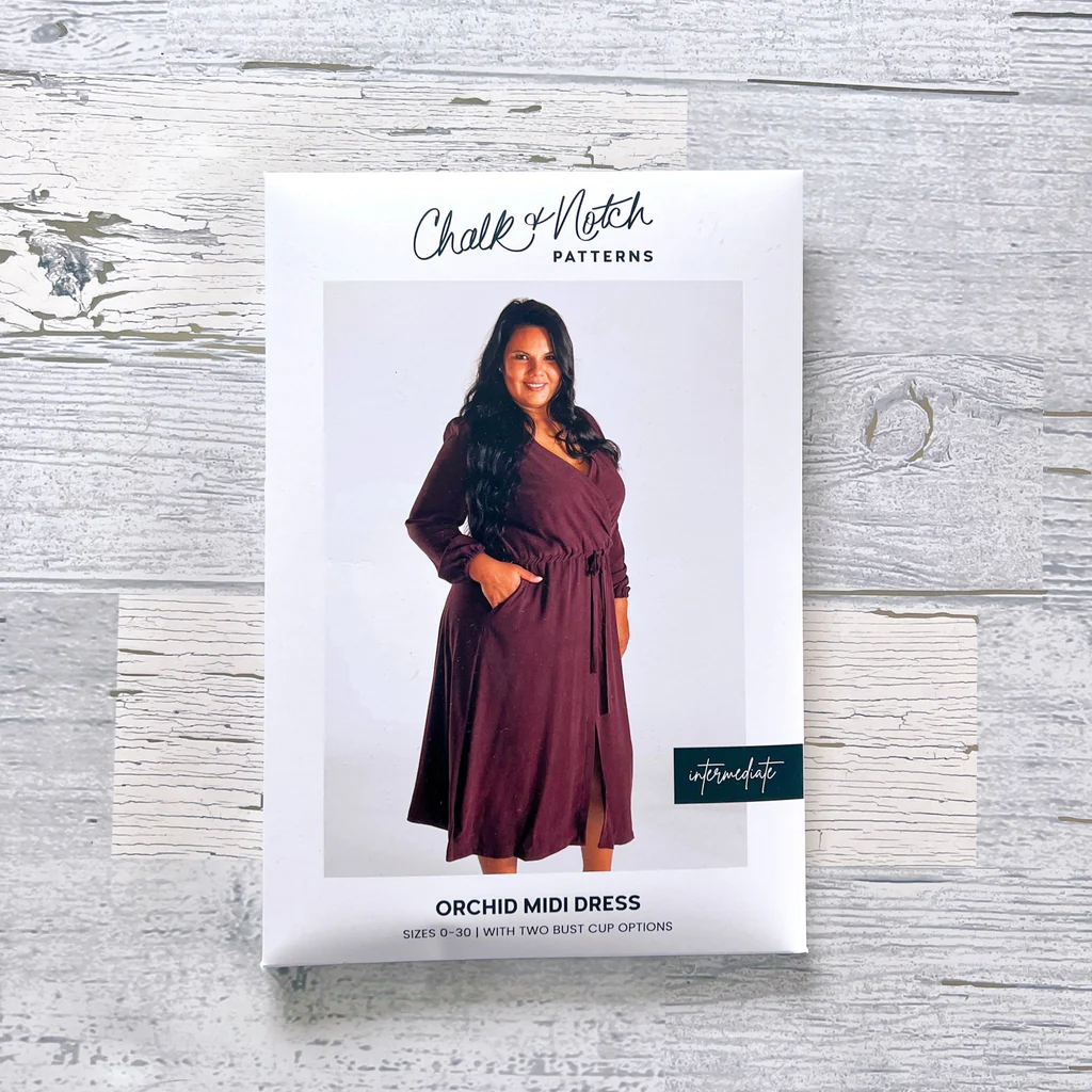 Orchid Dress Sewing Pattern by Chalk & Notch