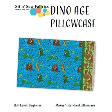 Roaming Dinosaurs - Pillow Case Kit