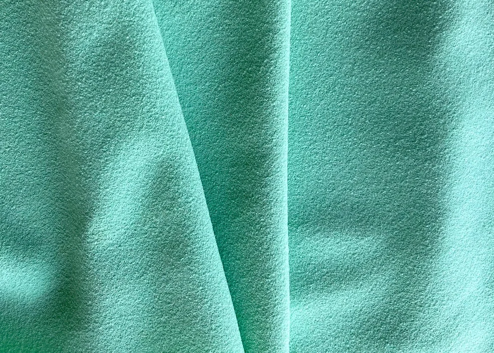 Minty Sea Foam Stretch Rayon Crepe (Made in Italy)