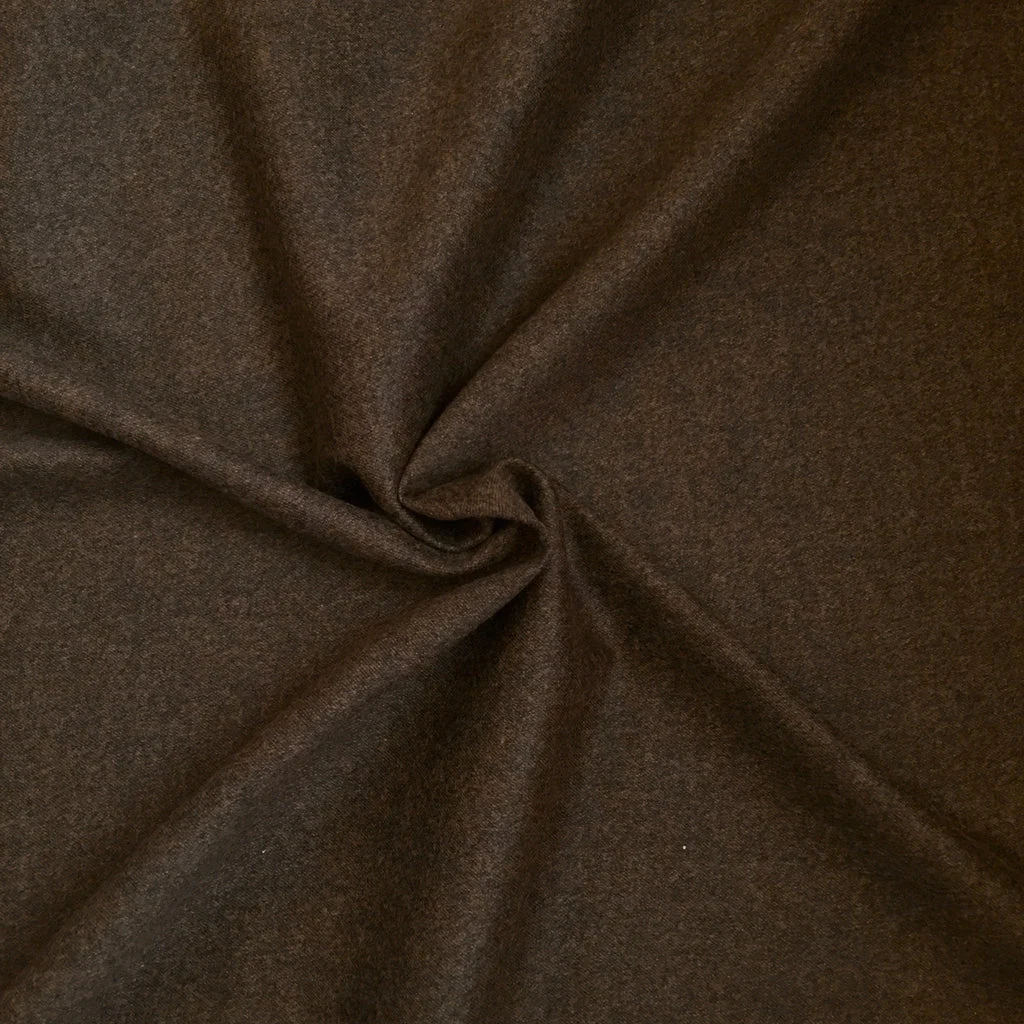 Remnant - Chocolate Chip Wool Suiting - 0.75 yds - 0.75 yd