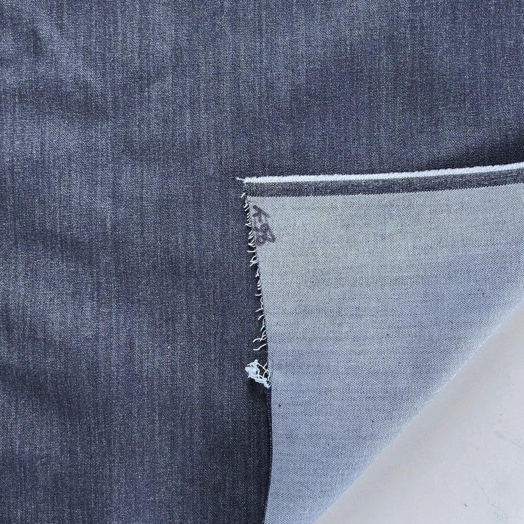 Remnant - Cone Mills Classic Indigo Stretch Denim - 0.58 yds - 0.58 yd