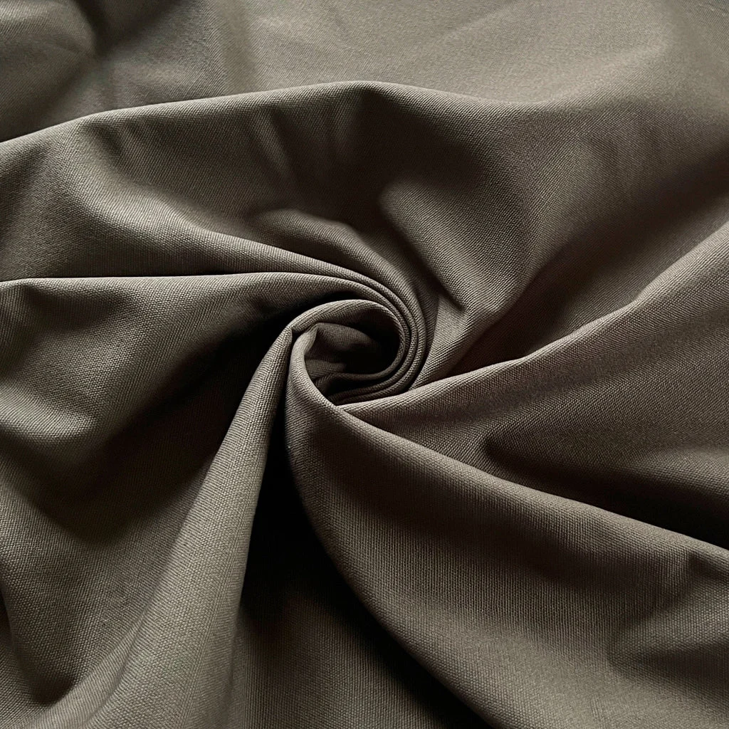 Remnant - Light Olive Green Cotton Canvas - 0.61 yd