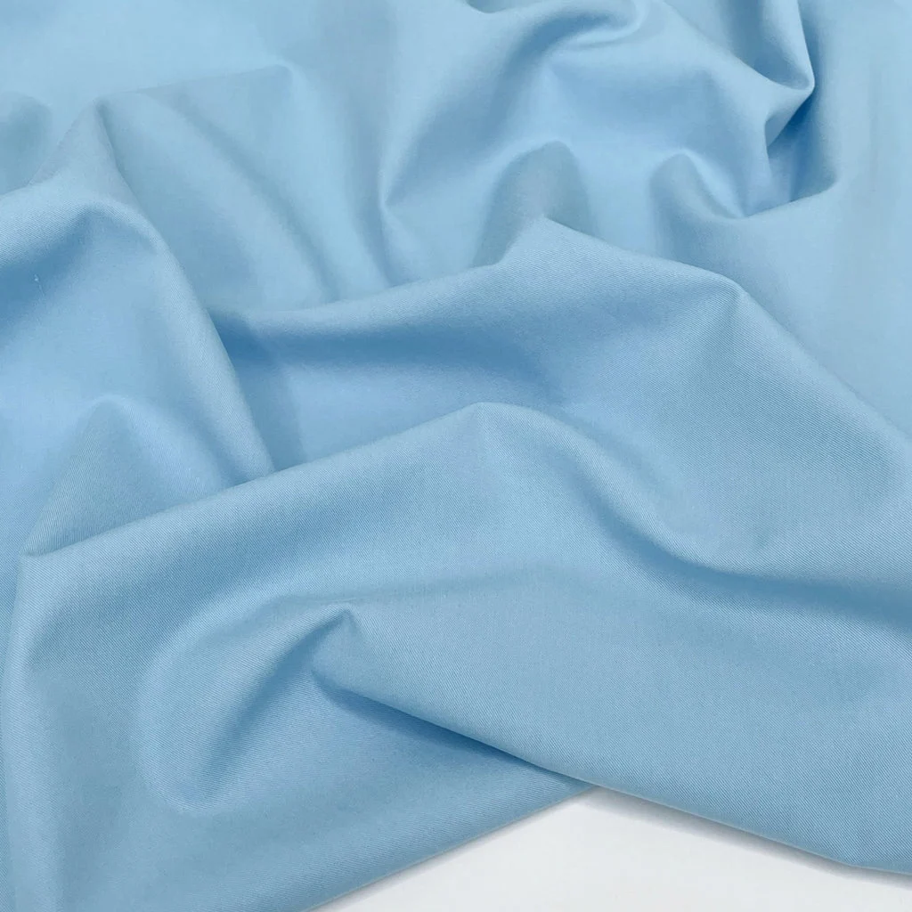 Remnant - Sky Blue UPF Cotton Tencel Twill - 3.48 yd