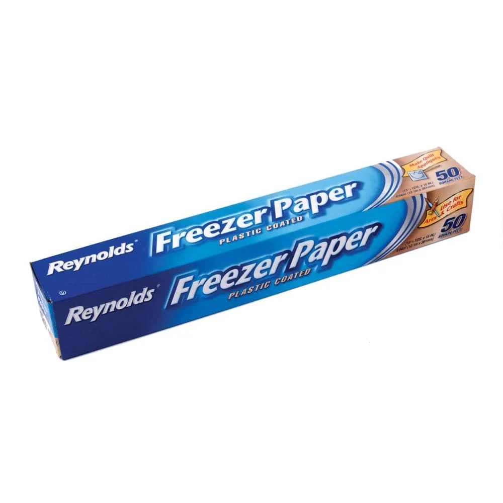 Freezer Paper Per Box 50 Square Feet (12.19m x 381mm / 13.3 yds x 15 inches)