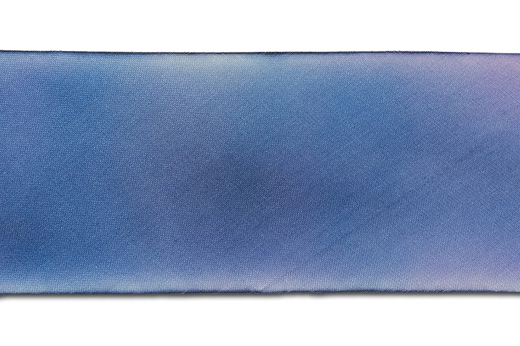 Periwinkle Hand-Dyed Silk Ribbon by Hanah Silk™ (Made in USA)