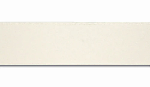 Luxurious Ivory Double-Faced Heavy Silk Satin Ribbon