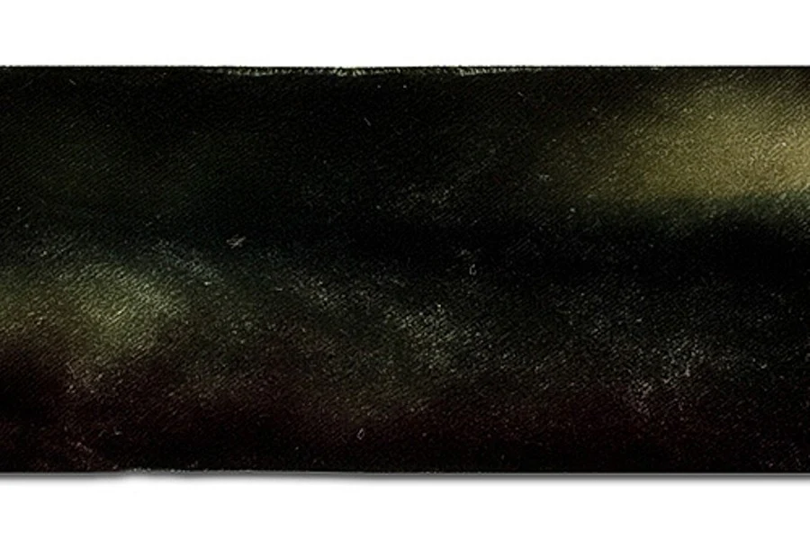 Moon Dust Hand-Dyed Silk Velvet Ribbon by Hanah Silk™ (Made in USA)