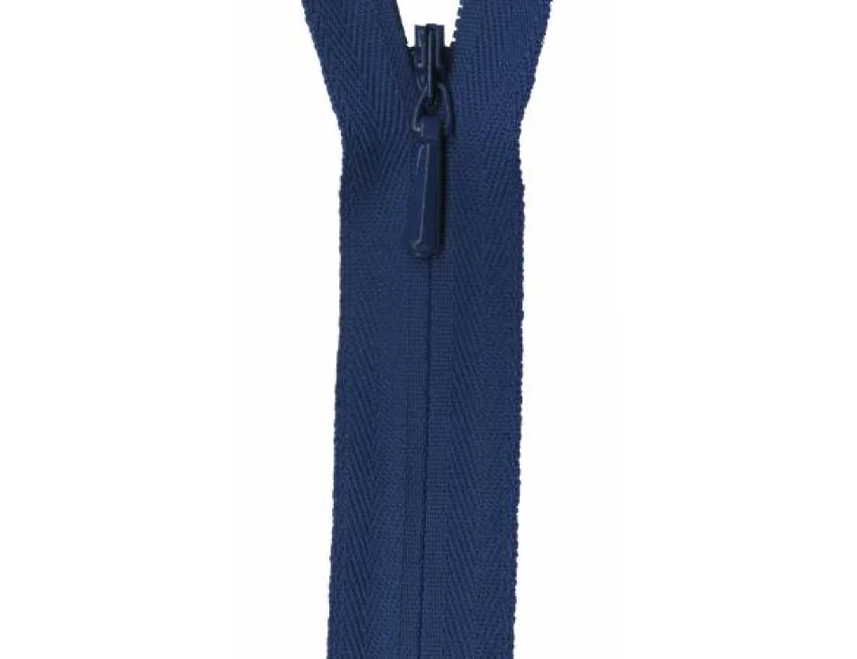 YKK Royal Blue Invisible Zipper 18"