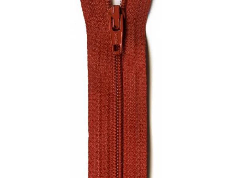 YKK Rust Coil Zipper 22"