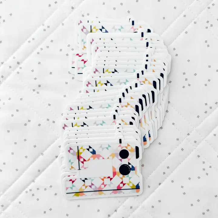 Quilt Block Sewing Machine Sticker
