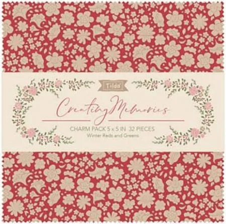 Tilda: Creating Memories Charm Pack in Winter