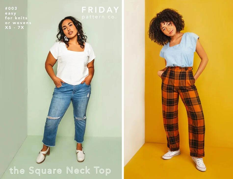 Friday Pattern Co. Square Neck Top