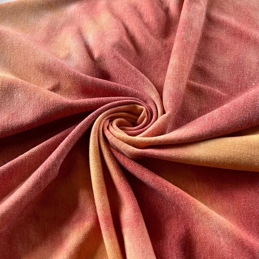 Remnant - Sunset Tie Dye French Terry - 1.87yd