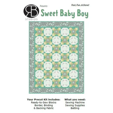 RB Studios - Sweet Baby Boy Quilt Kit