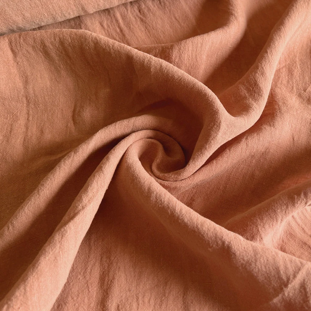 Toffee Washed Linen