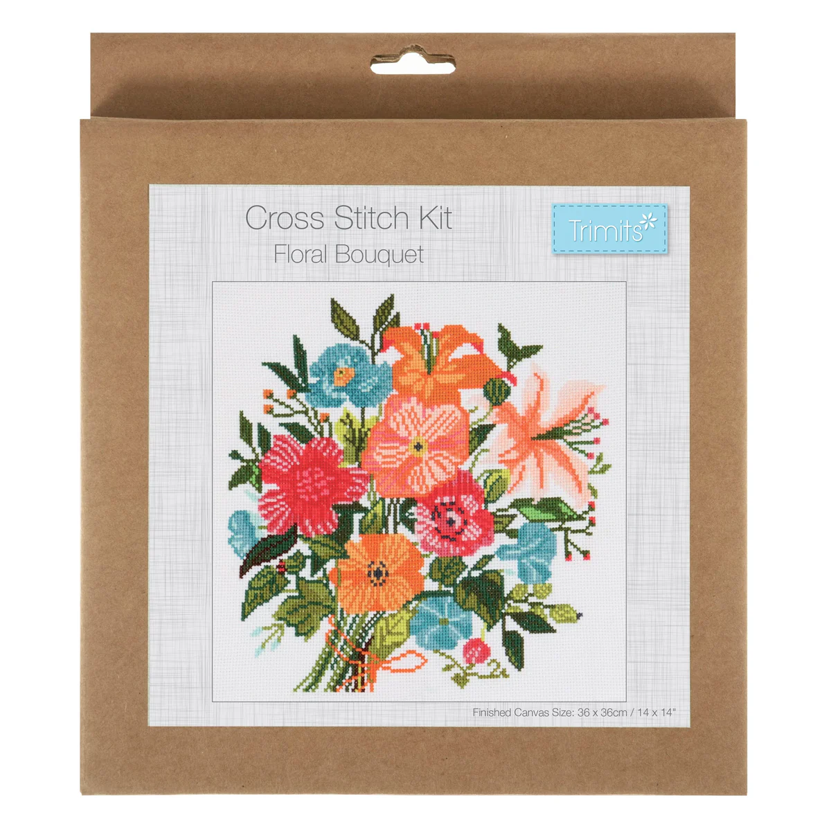 Cross Stitch Kit Floral Bouquet