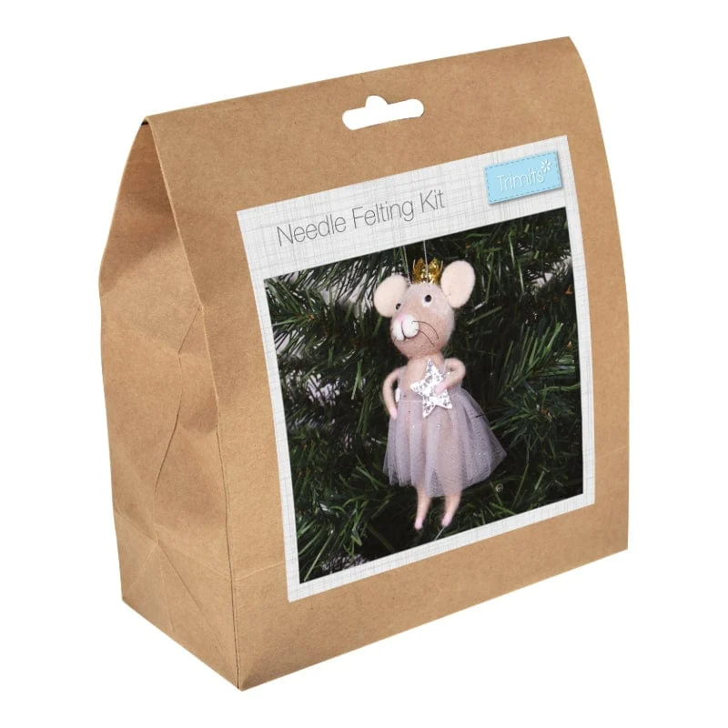Needle Felting Kit Nordic Mouse