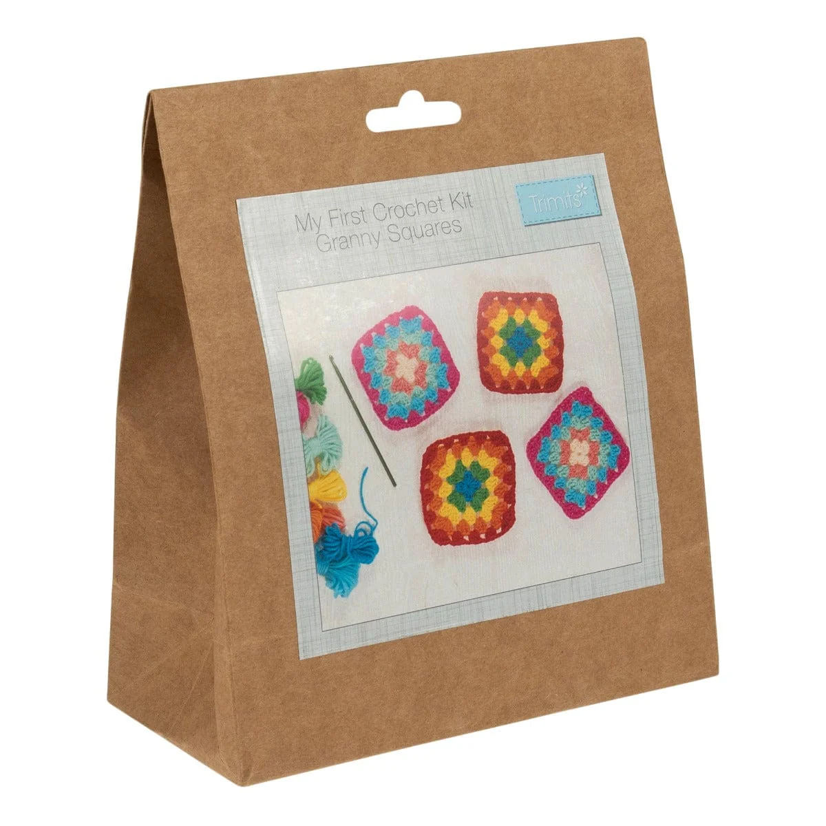 My First Crochet Kit Granny Squares