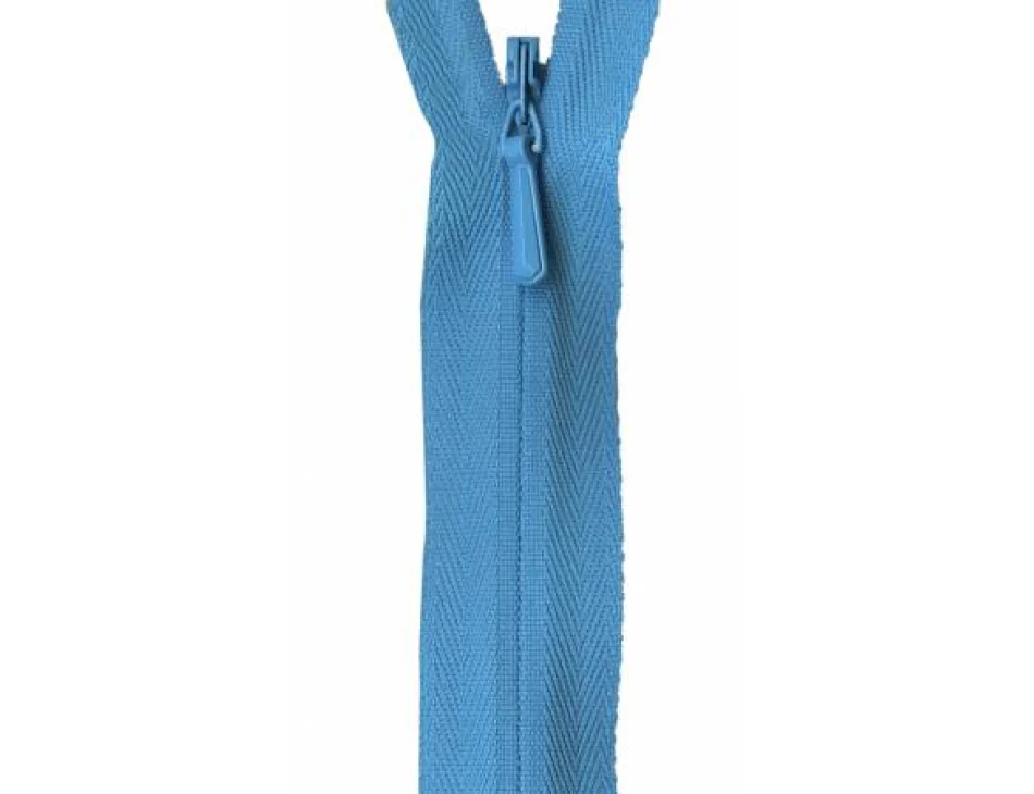 YKK Turquoise Invisible Zipper 18"