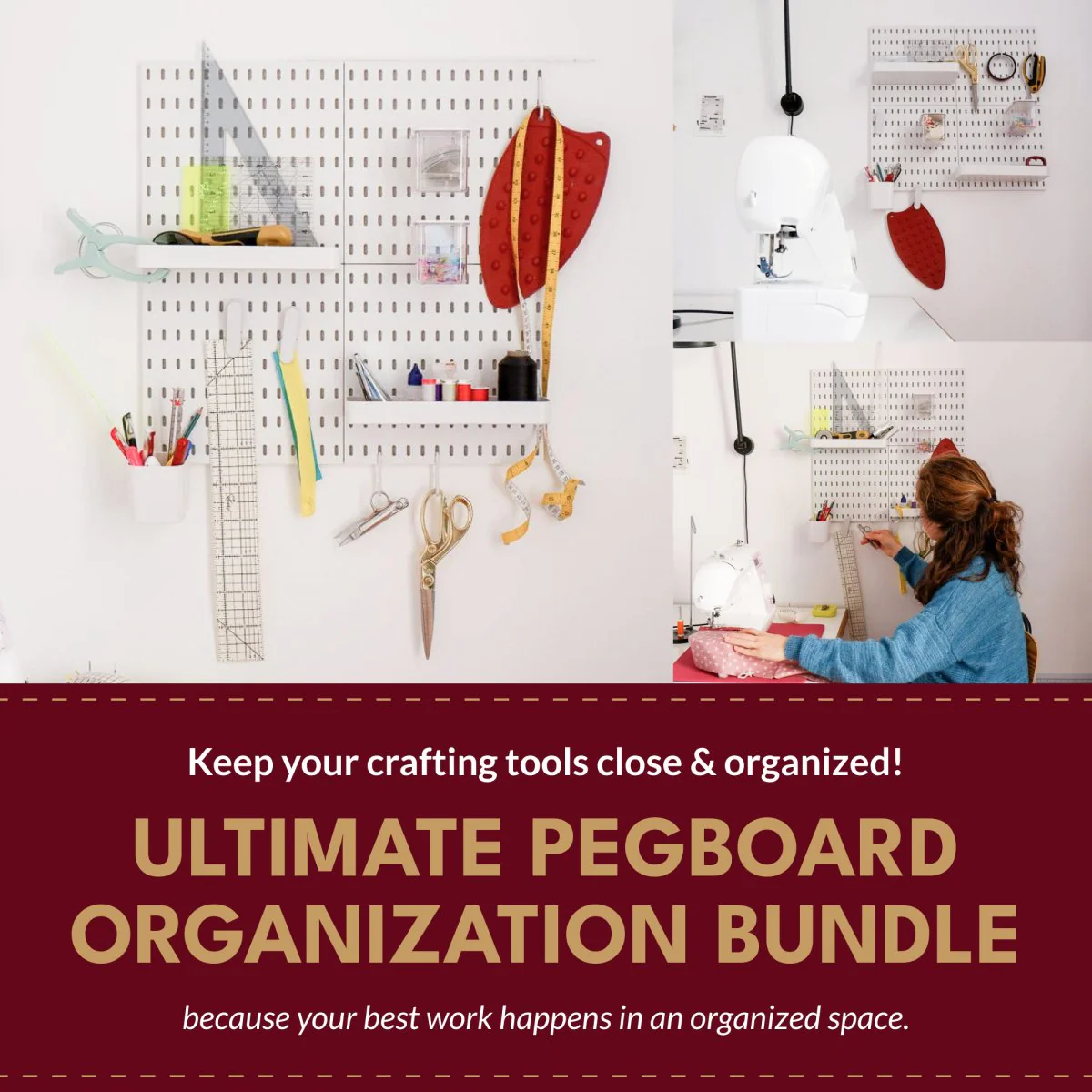 Ultimate Pegboard Organization Bundle