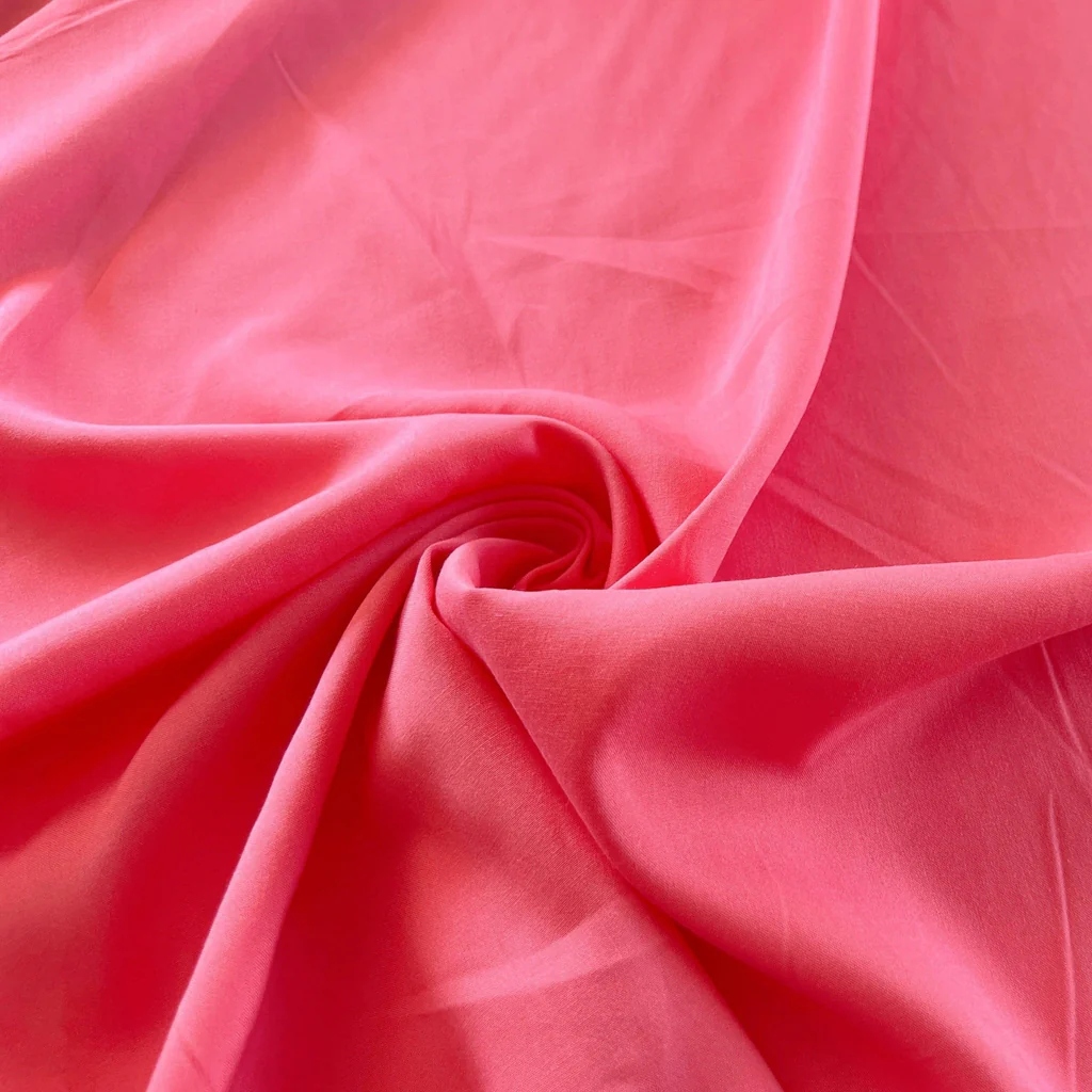 Remnant - Watermelon Rayon Poplin - 1.02yd