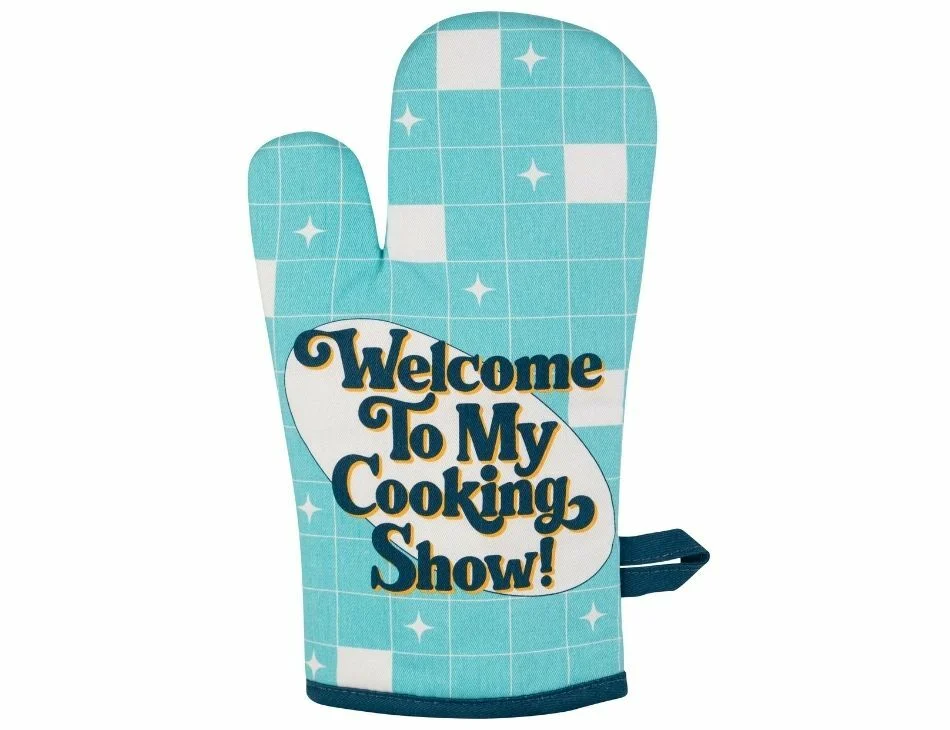 Welcome To My Cooking Show Oven Mitt