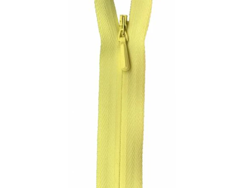 YKK Yellow Invisible Zipper 14"