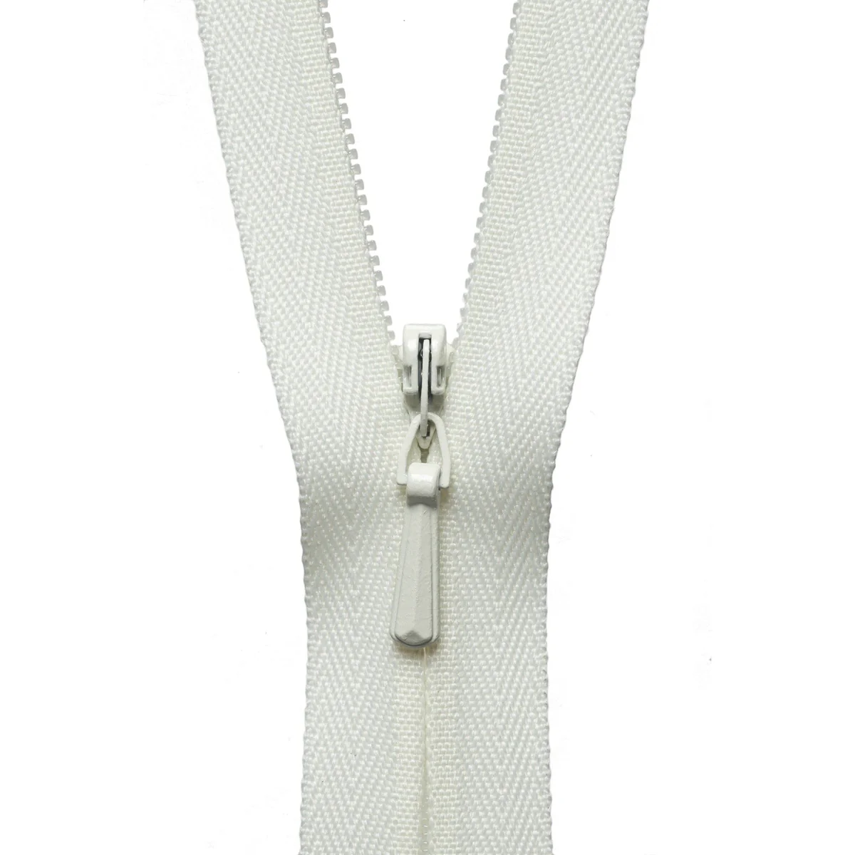 YKK Concealed Zip 41cm / 16 inch: Cream (Colour 502)