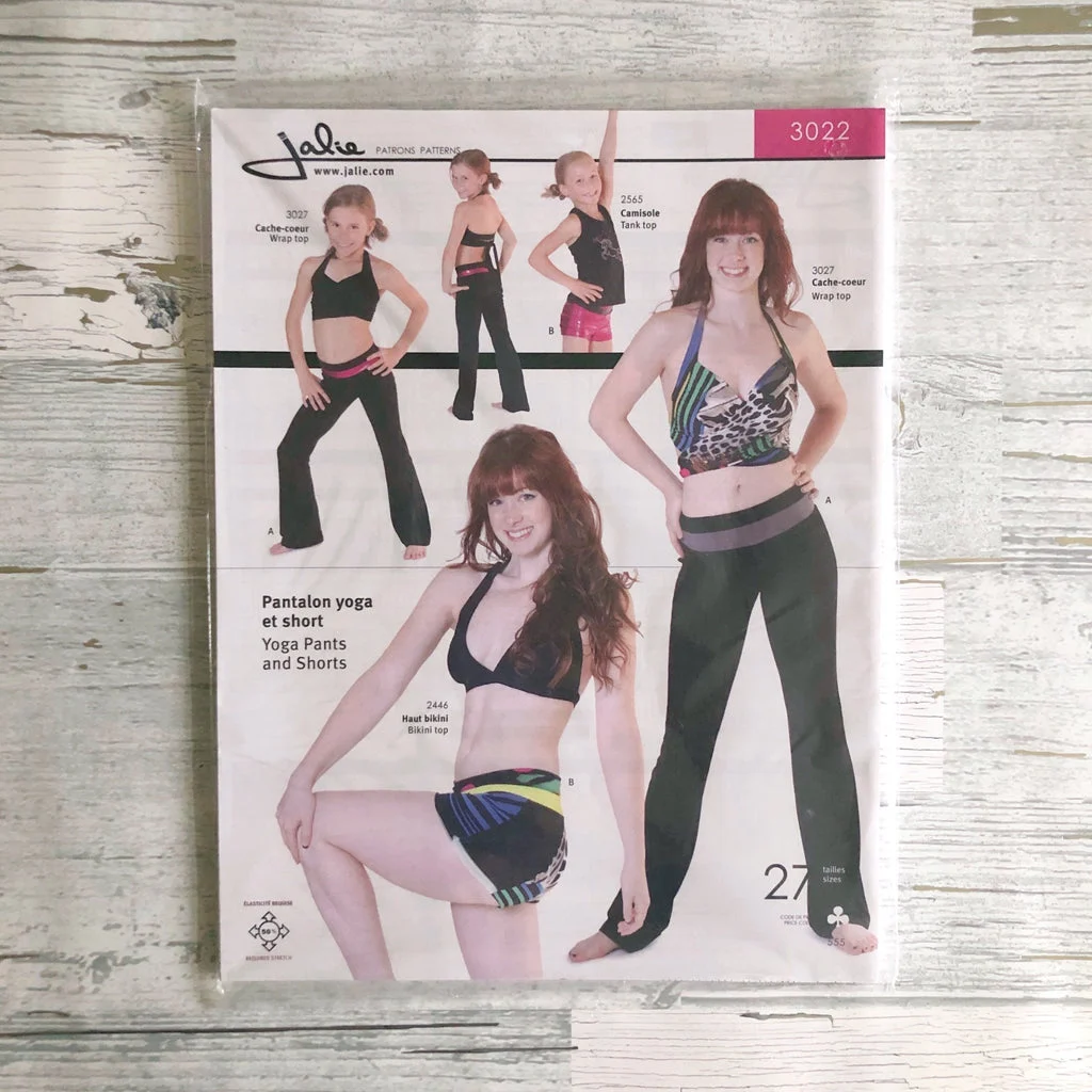 Yoga Pants Sewing Pattern by Jalie Patterns
